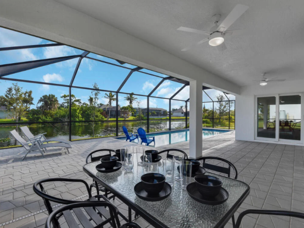 Beautiful Florida Vacation Villa with Private Pool & Canal Views